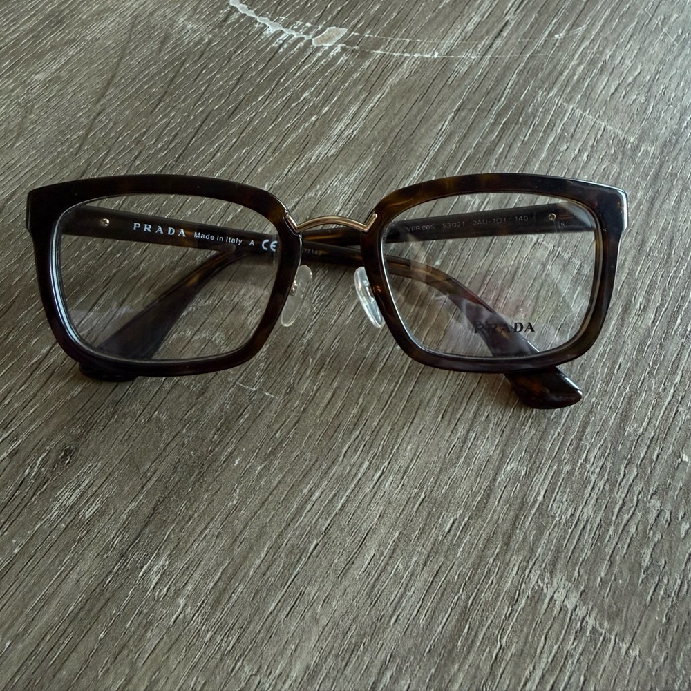 Prada Tortoiseshell Eyeglass Frames - image 2